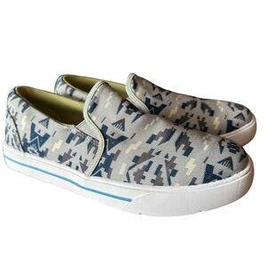 Pendleton Aztec Print Slip-On Canvas Sneakers Size US 8 (EU 38.5)